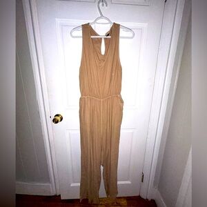 Tan Jumpsuit
